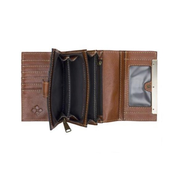Patricia Nash Embossed Cametti Leather Trifold Wallet - Picture 11 of 11